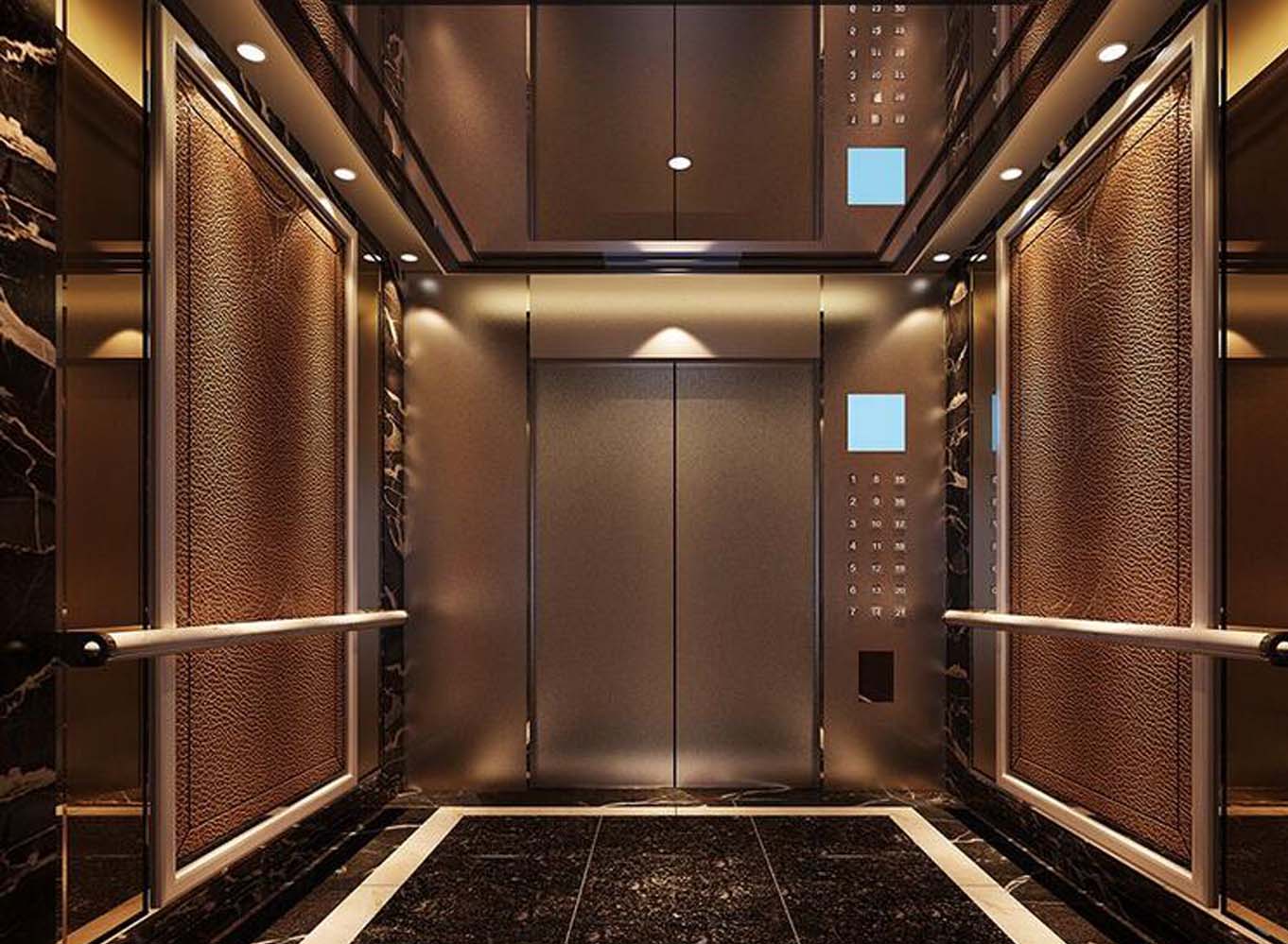 普渡配送机器人应用于酒店电梯